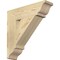 Ekena Millwork Traditional Traditional Rough Sawn Bracket, Douglas Fir, 4"W x 16"D x 16"H BKT04X16X16TRA01RDF - alternate 1